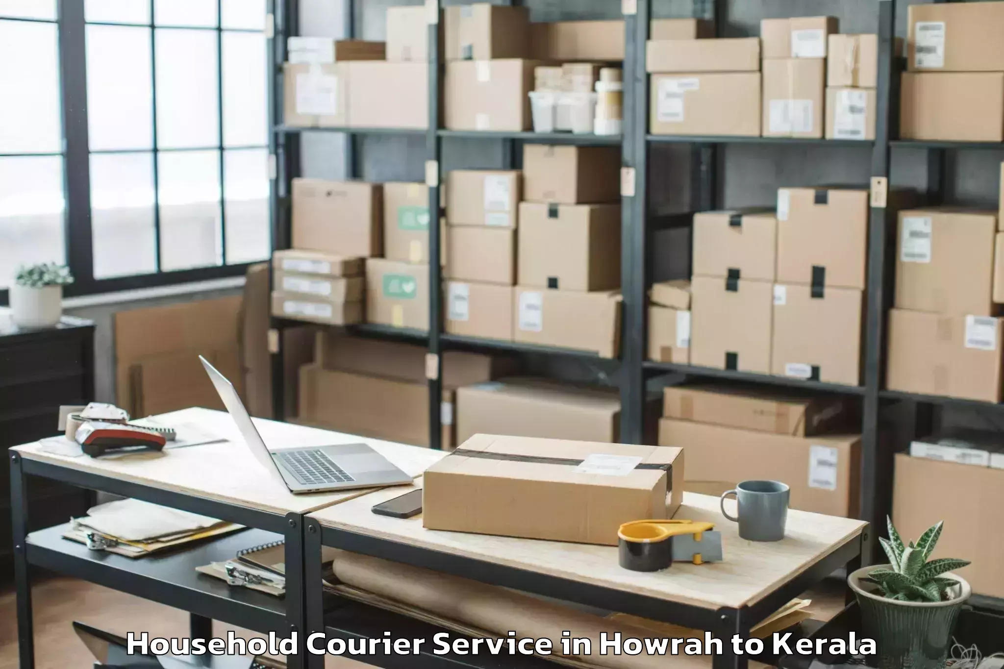 Book Howrah to Kakkayam Household Courier Online